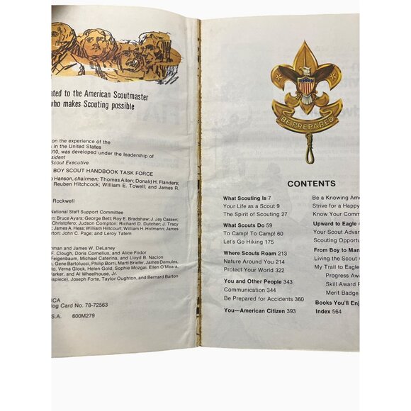 Official Boy Scout Handbook 1979 Ninth Edition First Printing - Picture 9 of 16